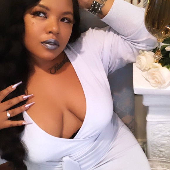 ~Contentment Off-Shoulder Sweater Dress~ - Picture 5 of 12